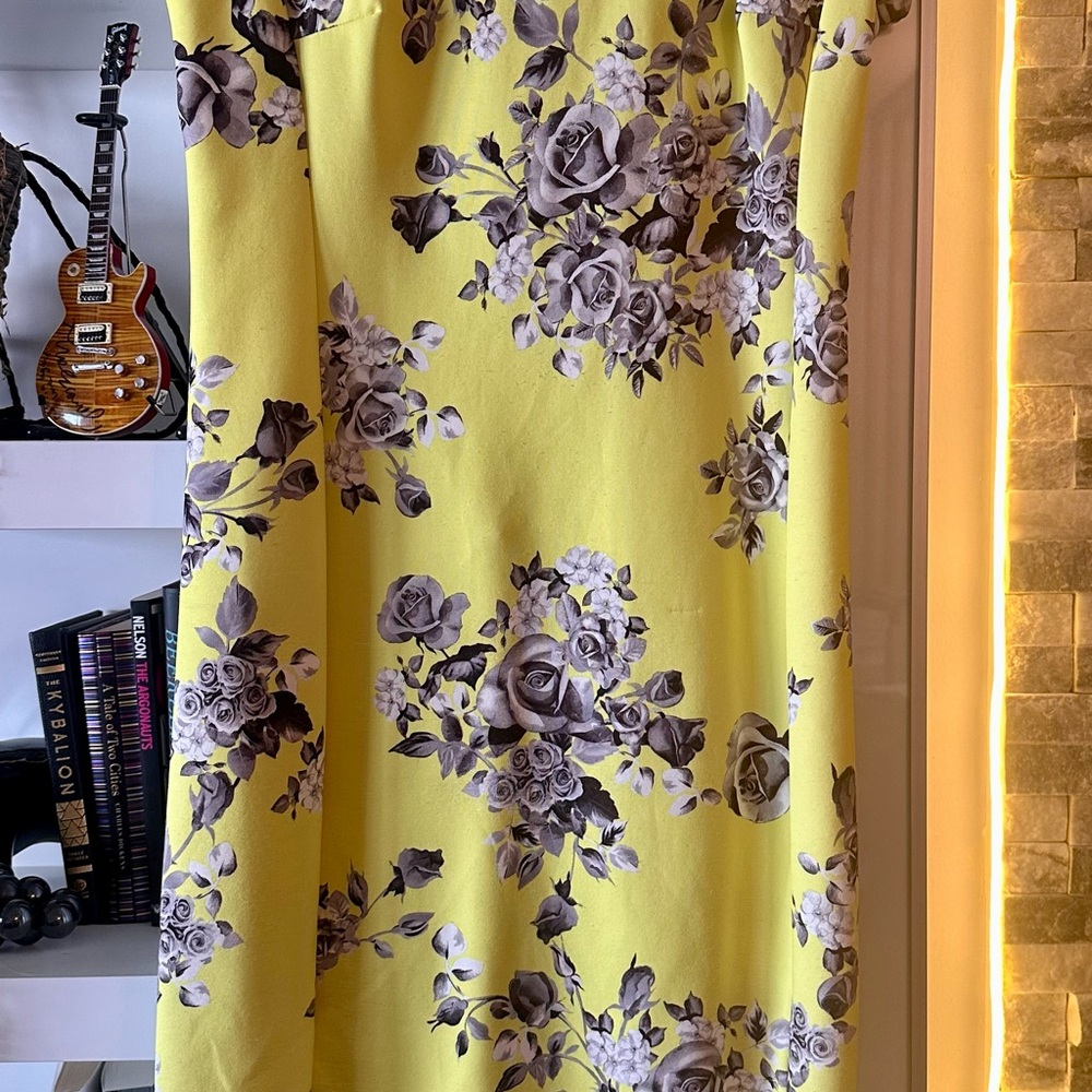 Floral Yellow Dress